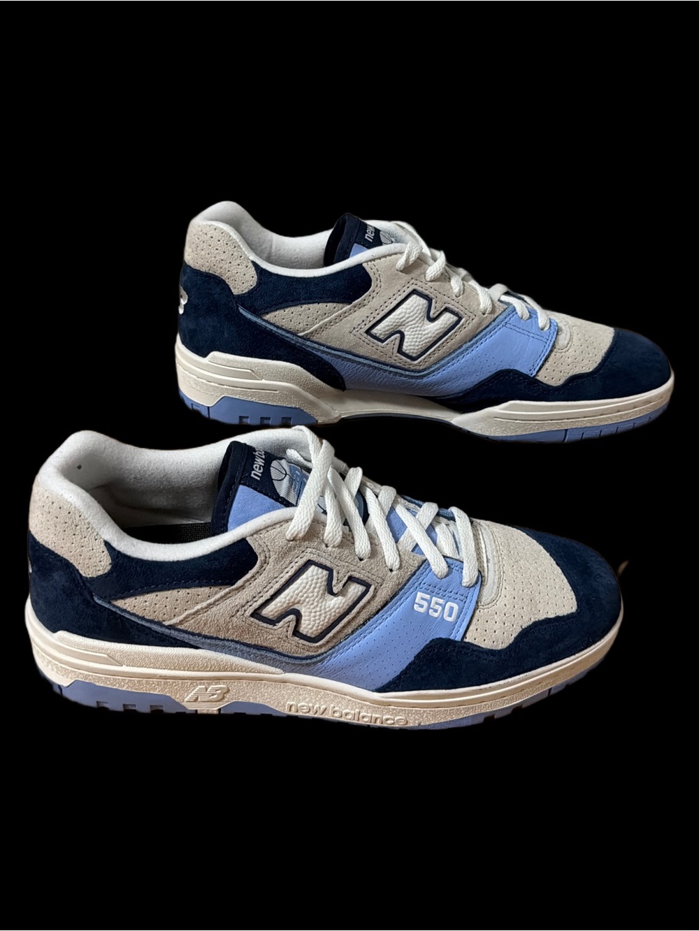 New Balance 550 Sneakers in Navy, Light Blue & Gray Men’s size 10.5 *NEW* - Picture 4 of 12